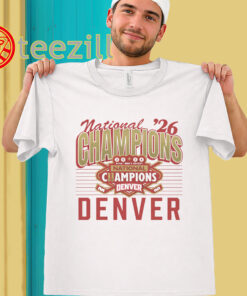 Denver Pioneers 2026 Champions Shirt - NCAA Hockey Title Tee