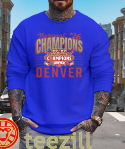 Denver Pioneers 2026 Champions Unisex Hockey Title Tee