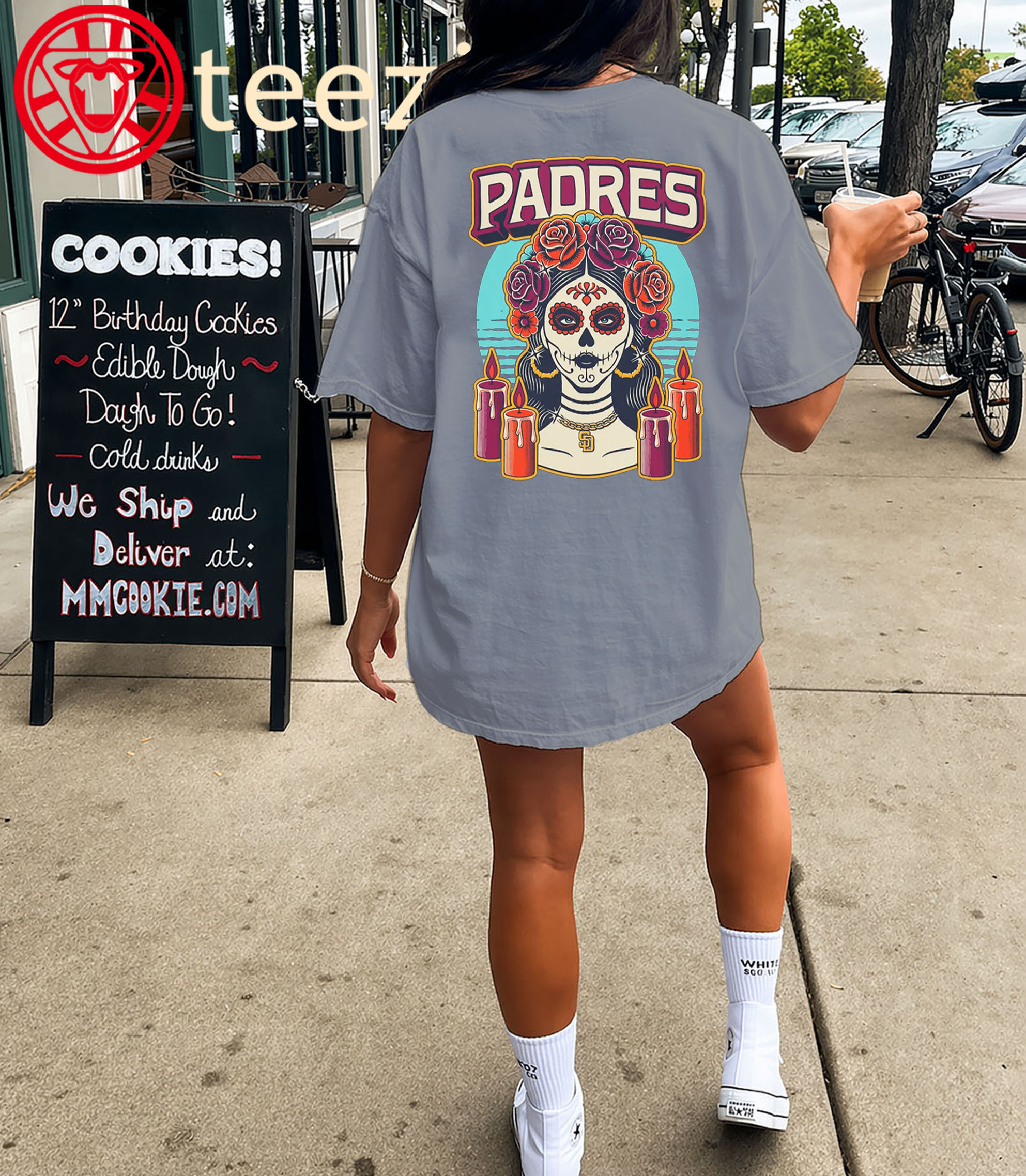 Día De Los Muertos Fan Tee-classic