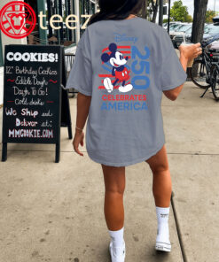 Disney 250 Mickey Mouse Patriotic Shirt classic