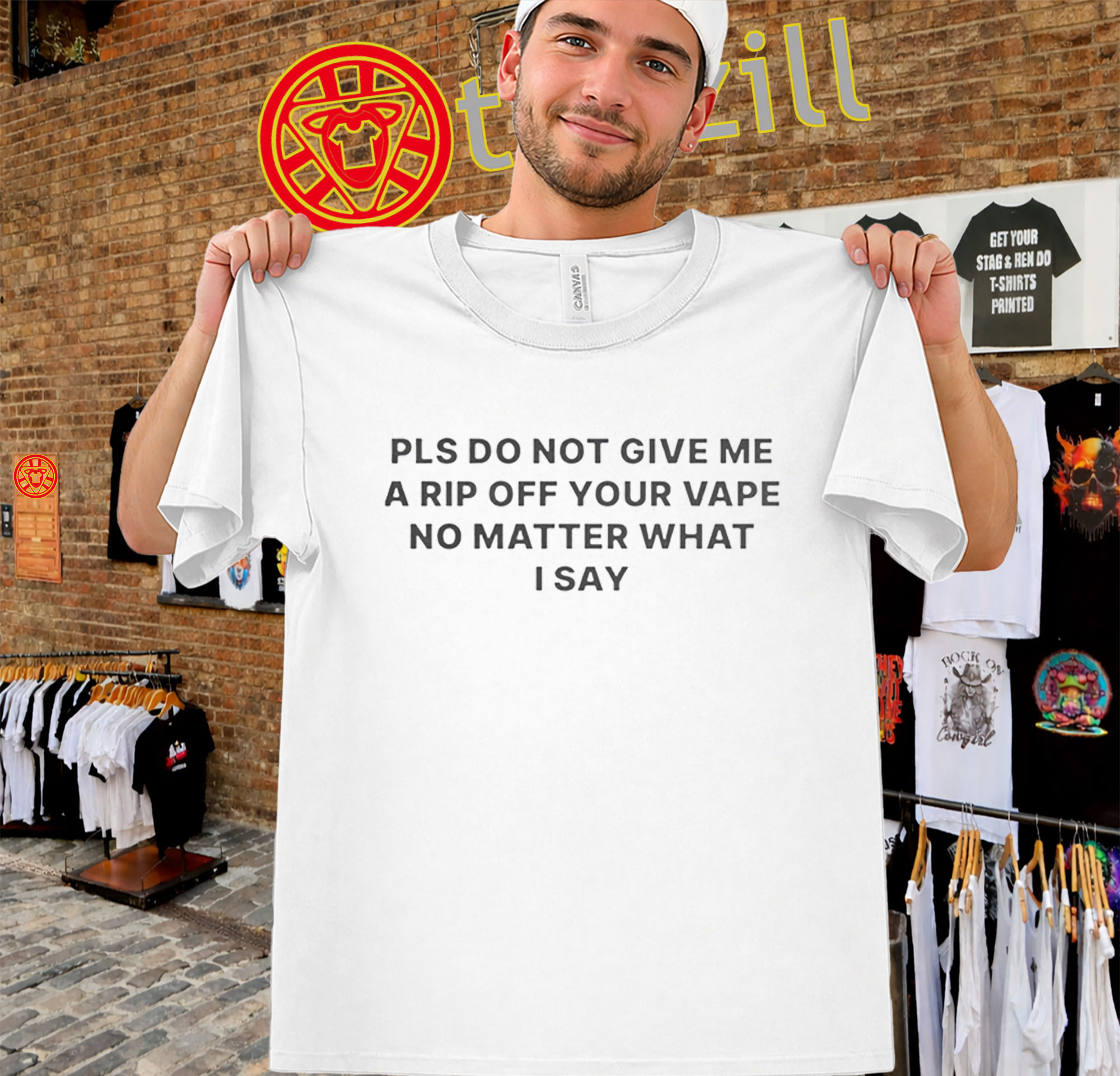 Do Not Give Me a Rip Off Your Vape Shirt - Funny Anti Vape Tee