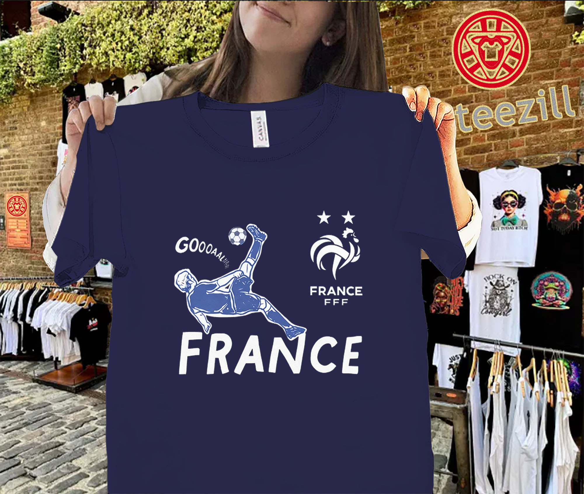 France National Team Impression Artwork Shirt