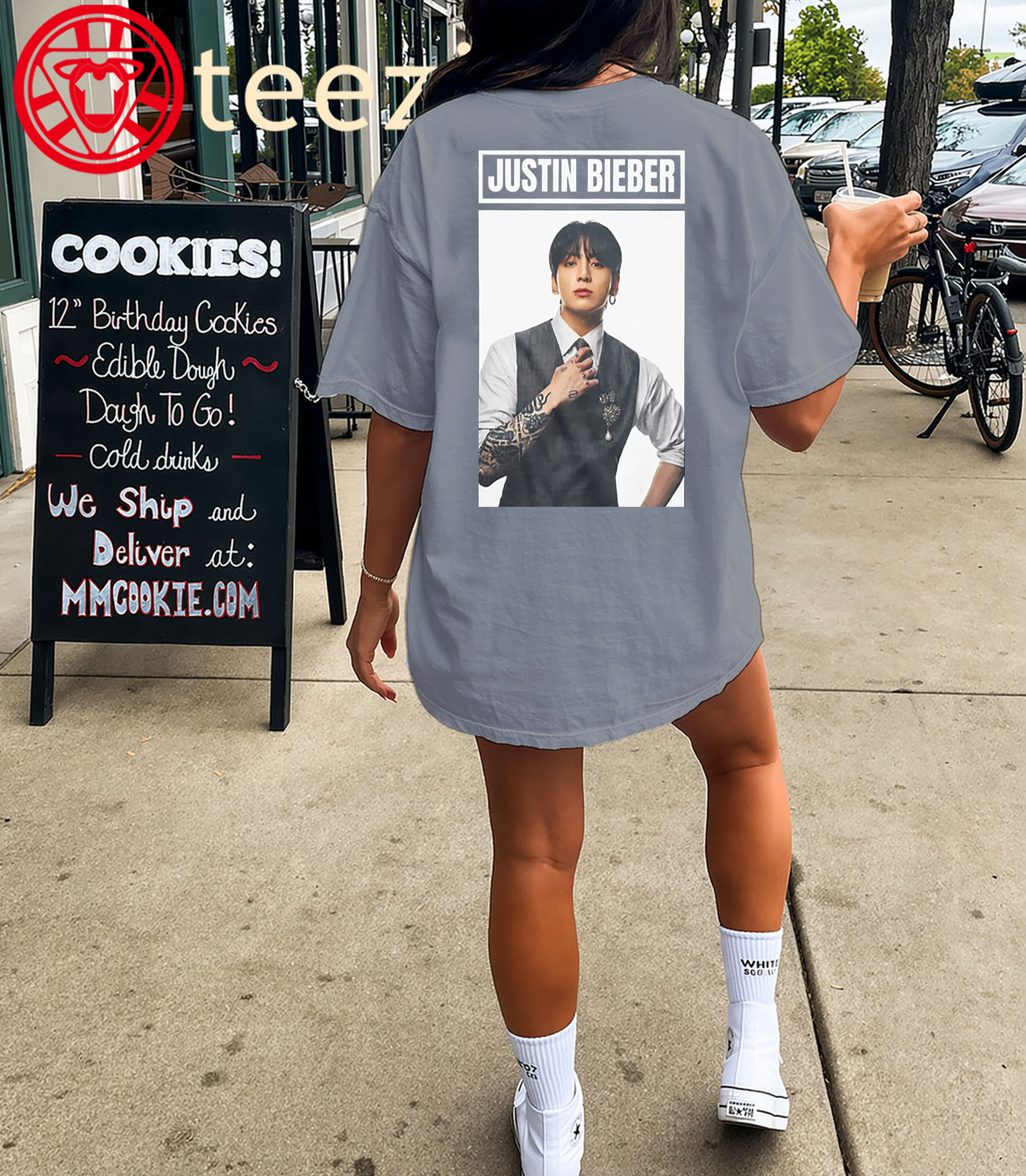 Justin Bieber Jungkook - Pop Fan Crossover Tee-classic