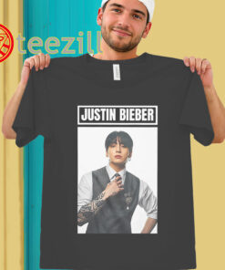 Justin Bieber Jungkook Poster Shirt - Pop Fan Crossover Tee