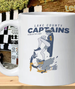 Lake County Captains vs Beloit Sky Carp mug-design