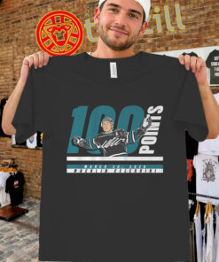 Macklin Celebrini 100 Points Shirt - Hockey Future Star Energy