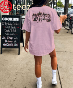 Philly Skyline Orange Black Fan Vibe Tee