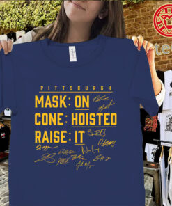 Pittsburgh Mask On Cone Hoisted-classic
