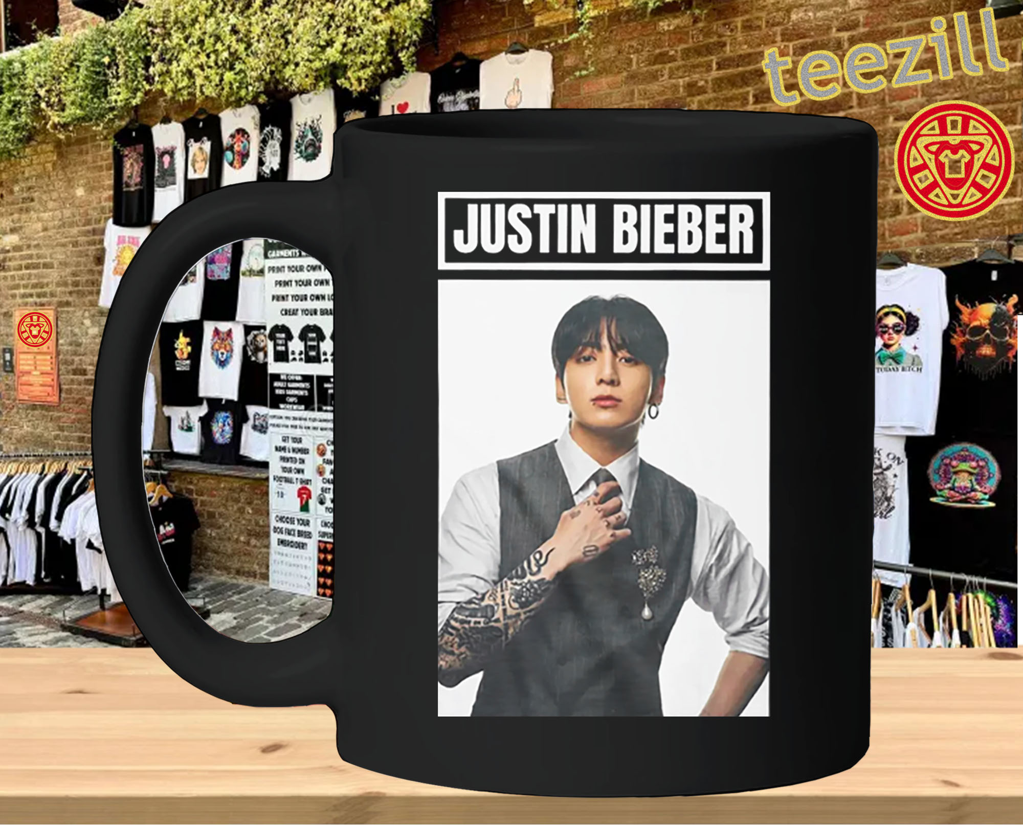 Pop Fan Crossover Tee-mug-design