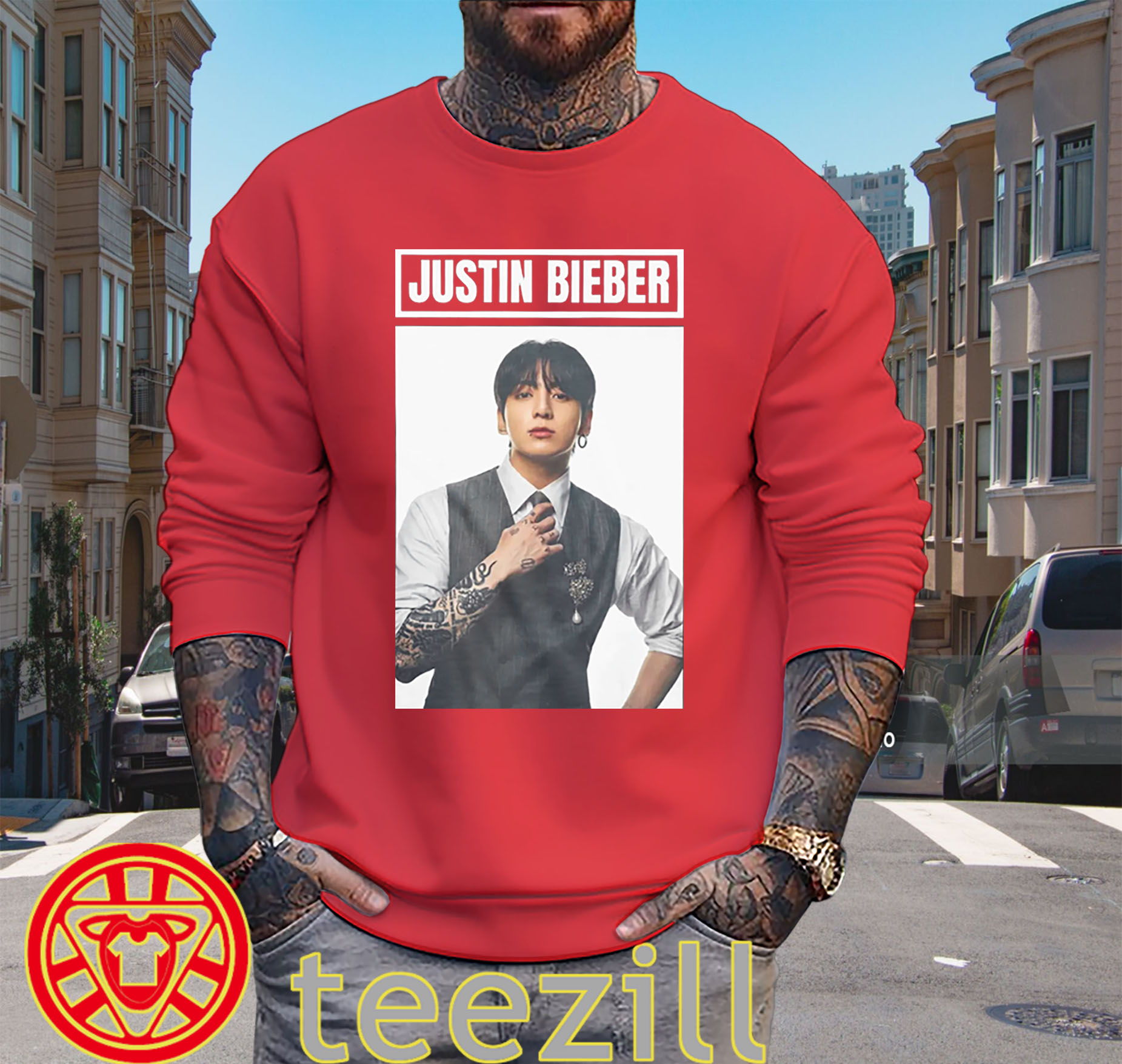 Pop Fan Crossover Tee