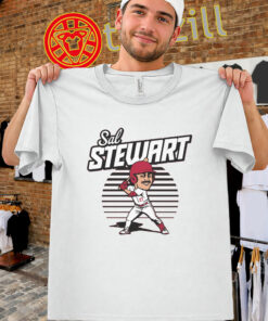 Sal Stewart Caricature Toon Graphic Shirt - Cincinnati Baseball Fan