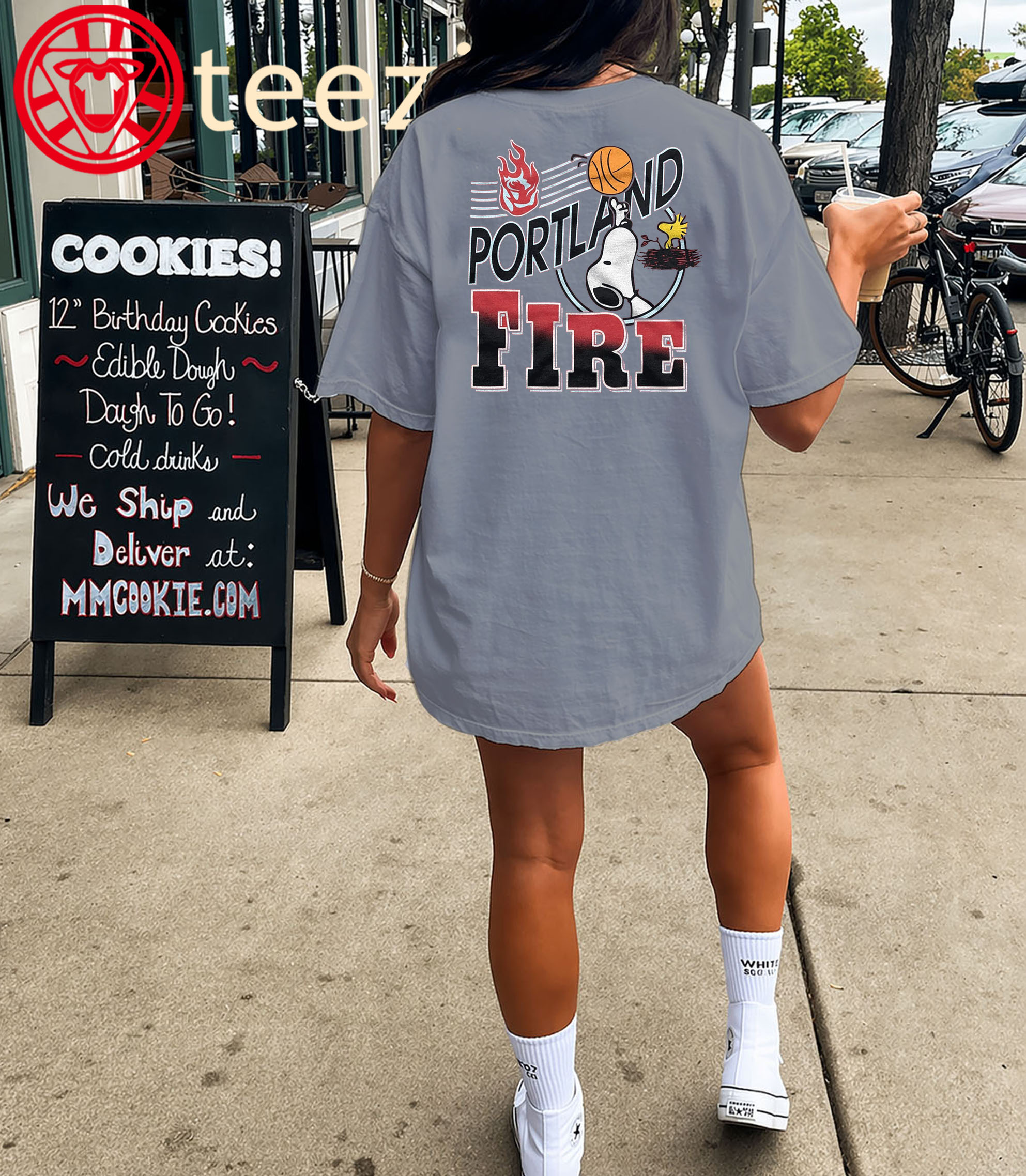 Snoopy Portland Fire Soccer Shirt