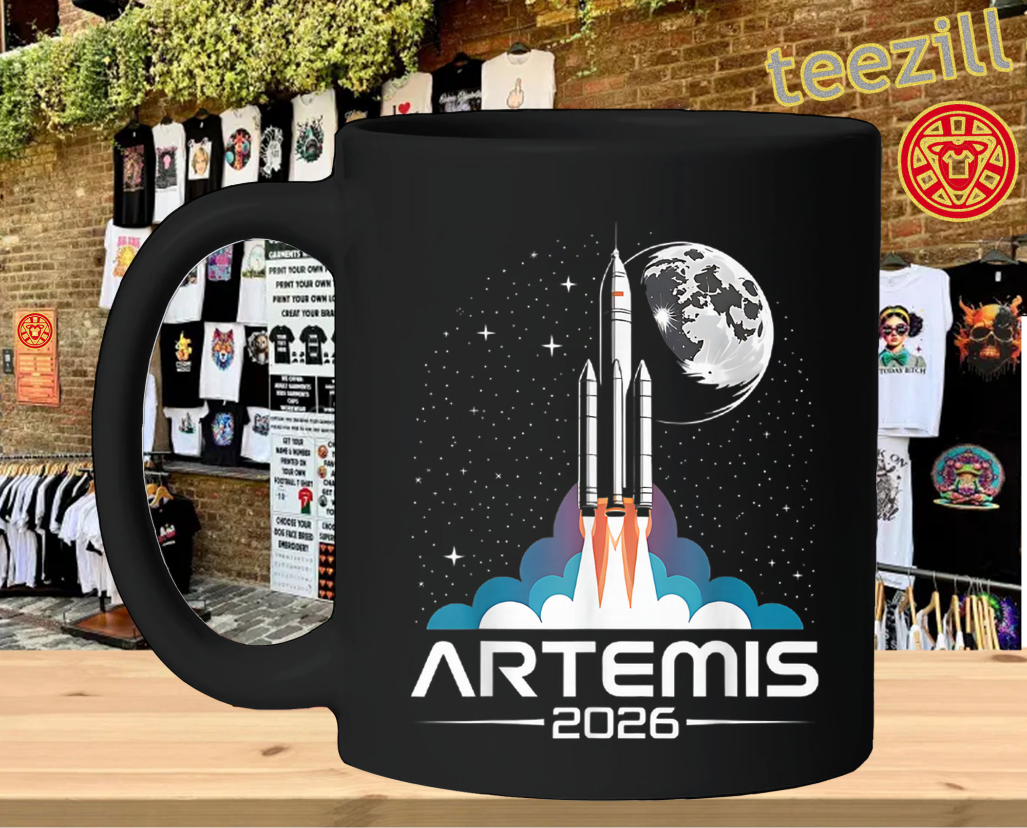 Space Mission Vibe Tee mug-design