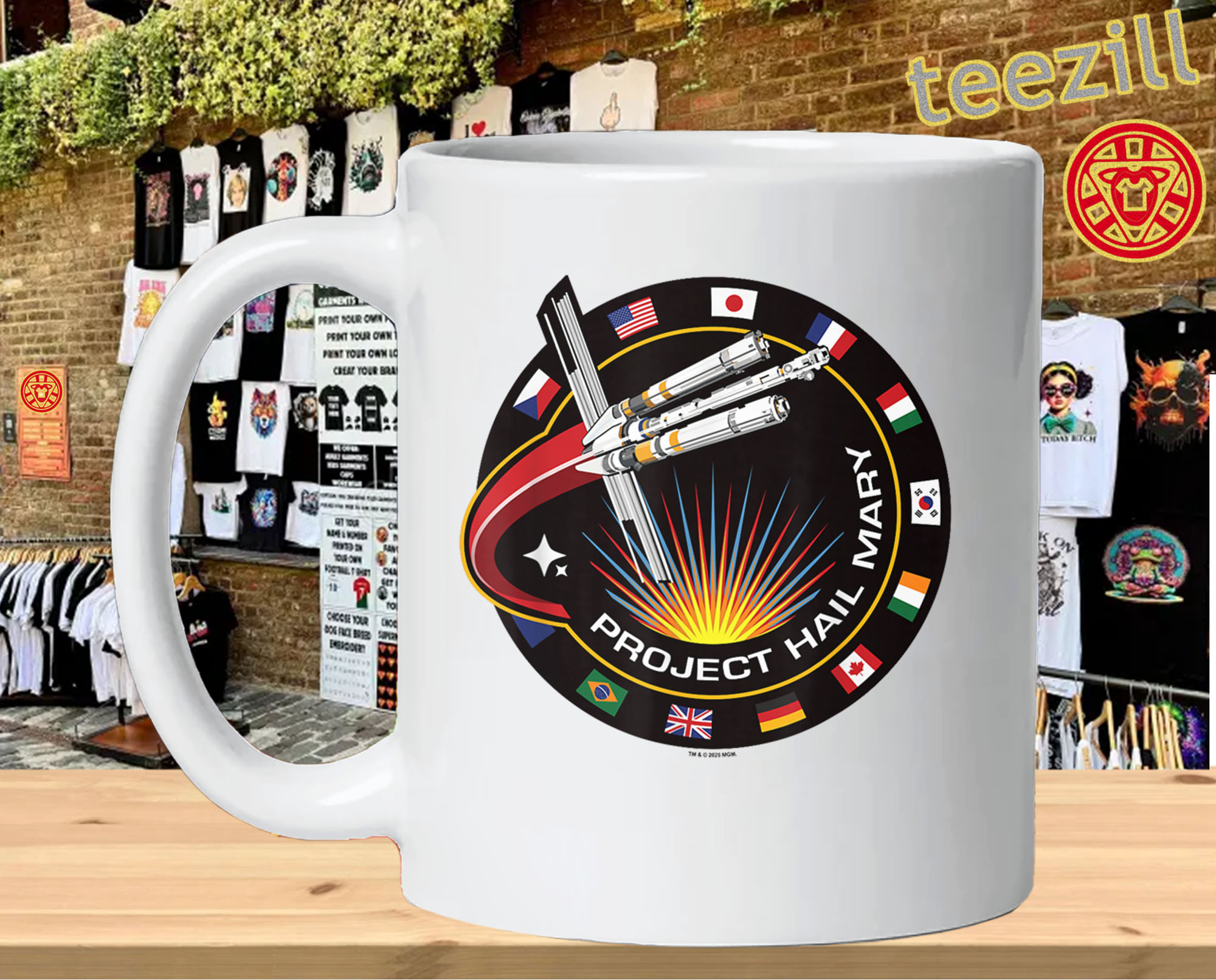 Spaceship Poster Tee-mug-design