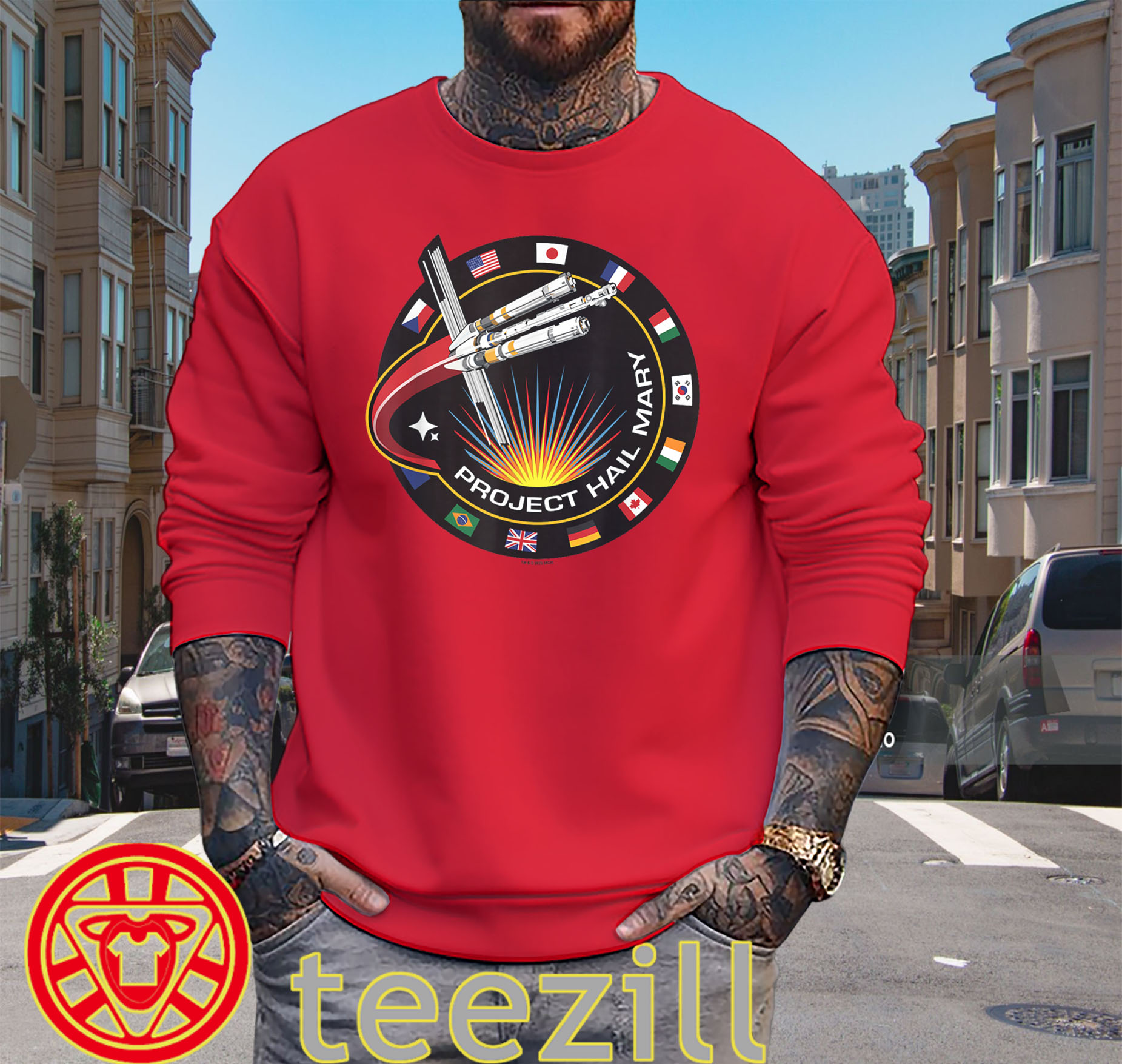 Spaceship Poster Tee-swaeters