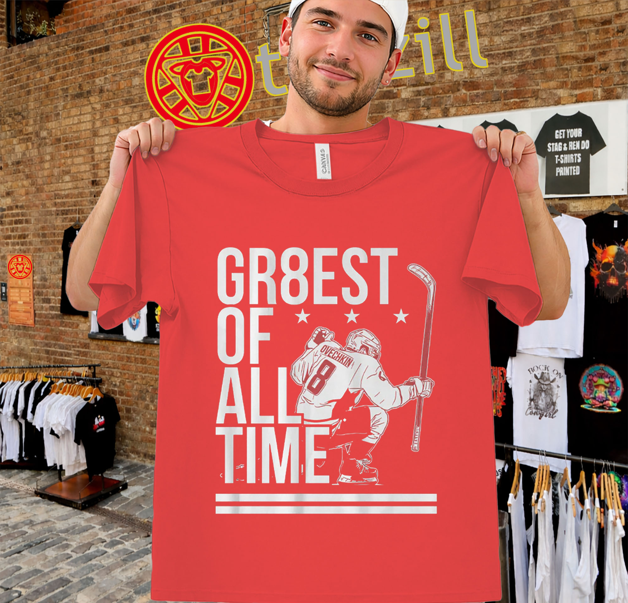 The Gr8est Of All Time Ovechkin Shirt men-unisex