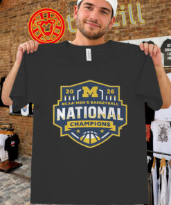 The Michigan 2026 Champions Logo Shirt men-unisex