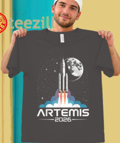 To The Moon Artemis Launch Shirt - Space Mission Vibe Tee