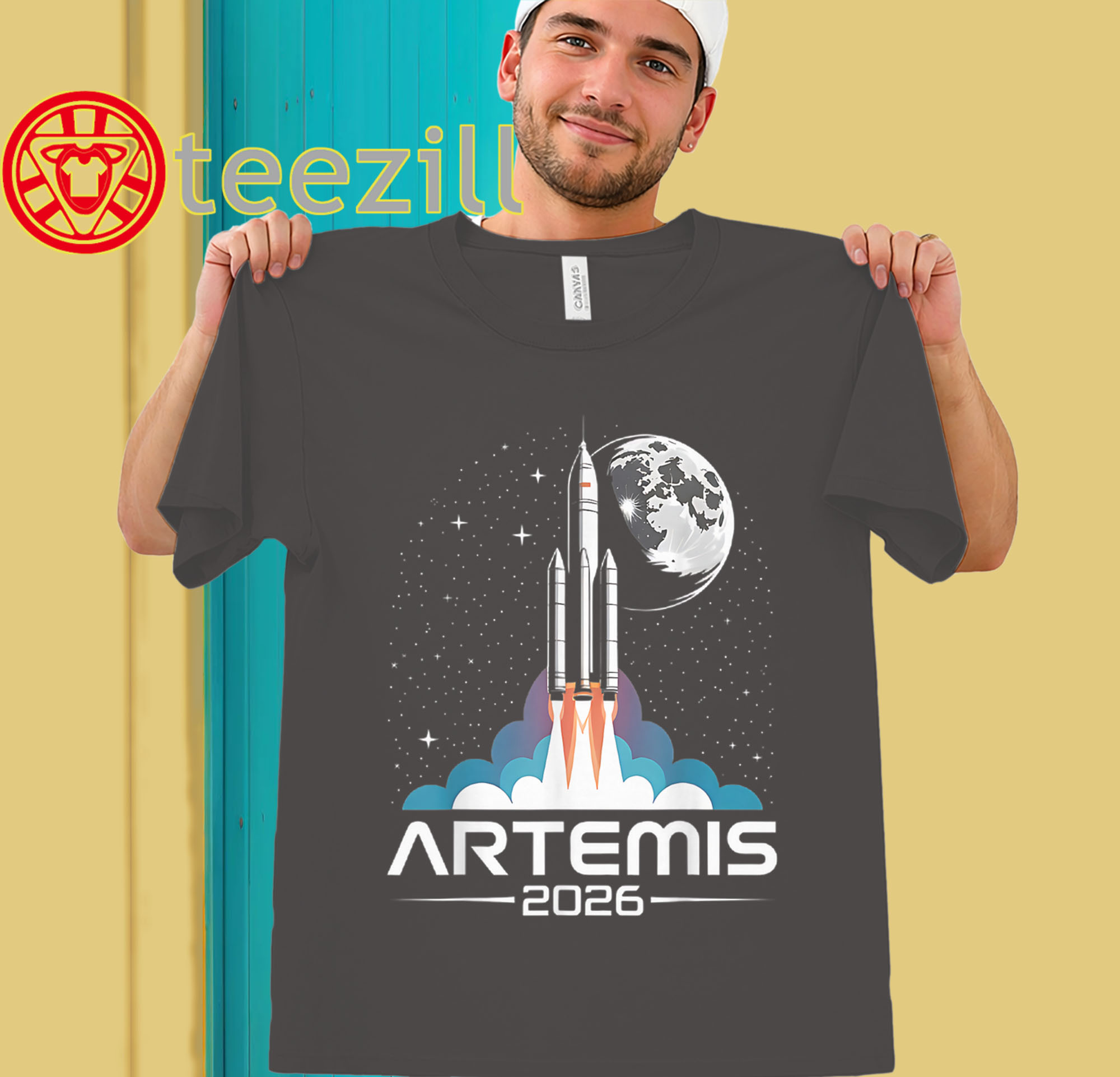 To The Moon Artemis Launch Shirt - Space Mission Vibe Tee