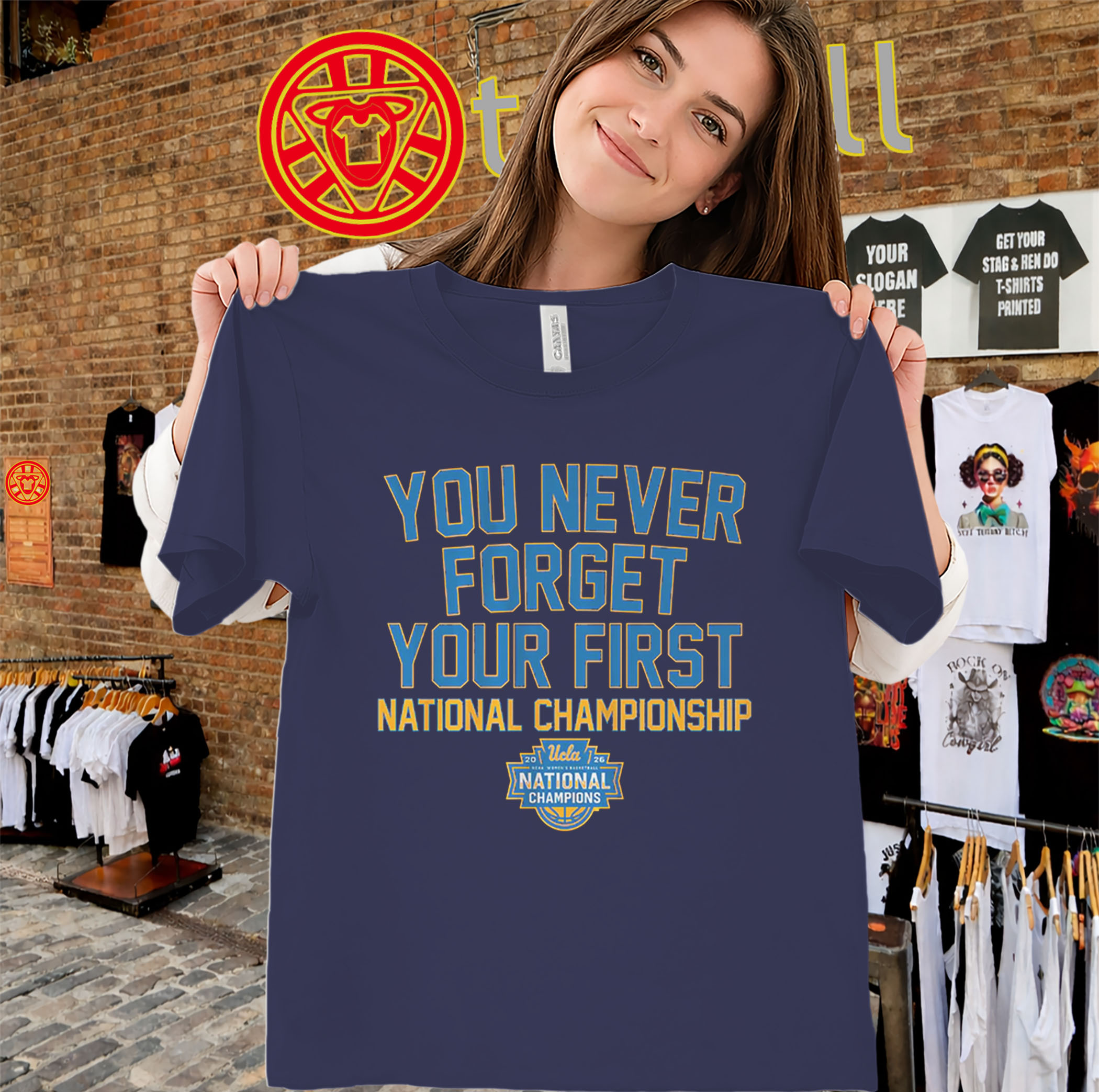 UCLA First National Championship 2026 Shirt women-classic