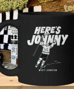 Wyatt Johnston Dallas Hockey Ice Impact Design-mug-design