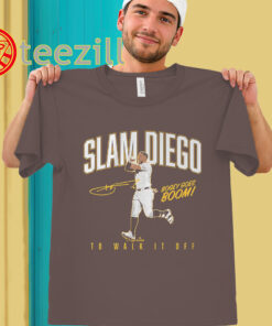 Xander Bogaerts Slam Diego Shirt - Walk Off Moment Tee
