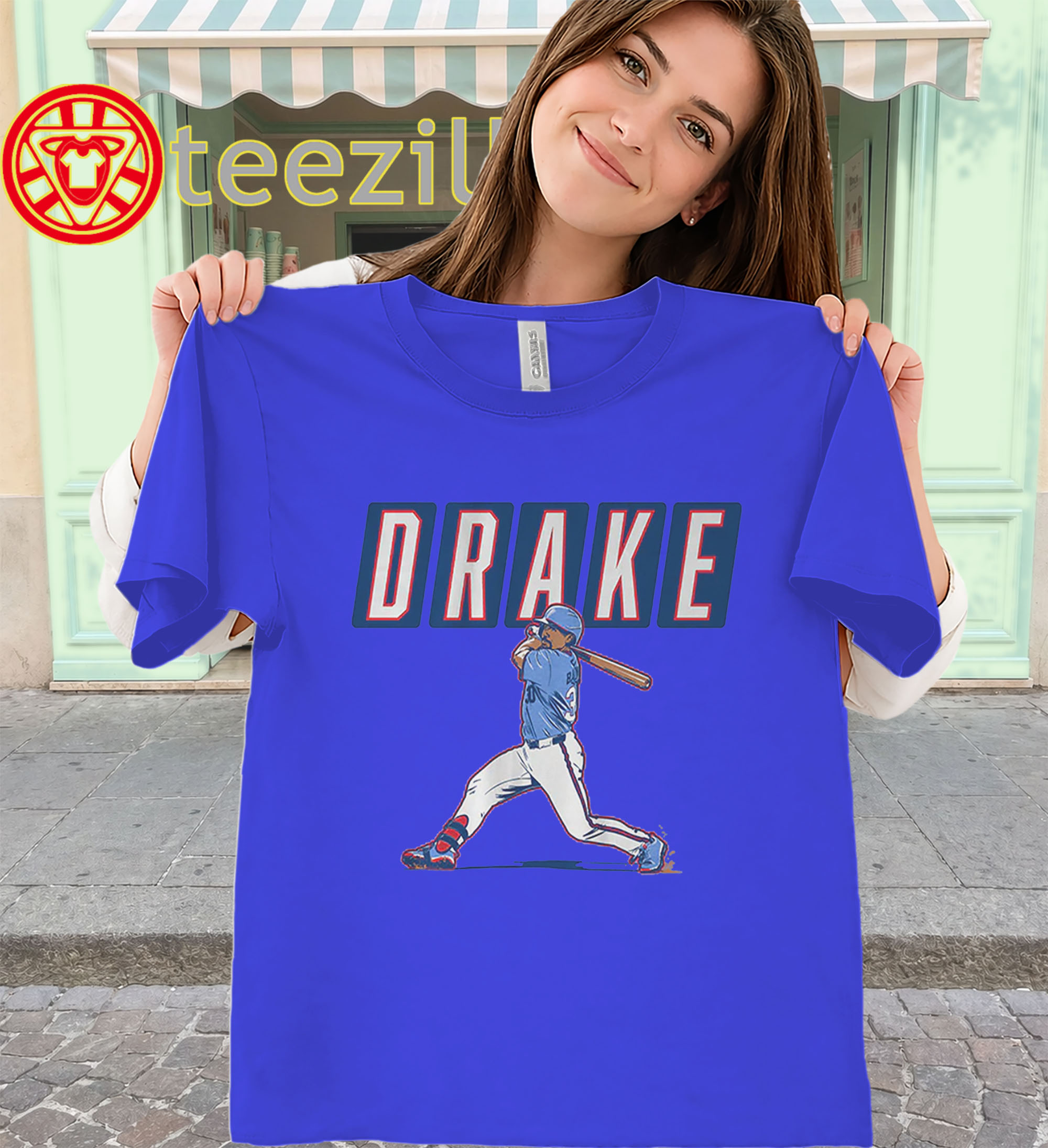 ATL Slugger Swing Drake Baldwin Shirt - Atlanta Baseball Fan