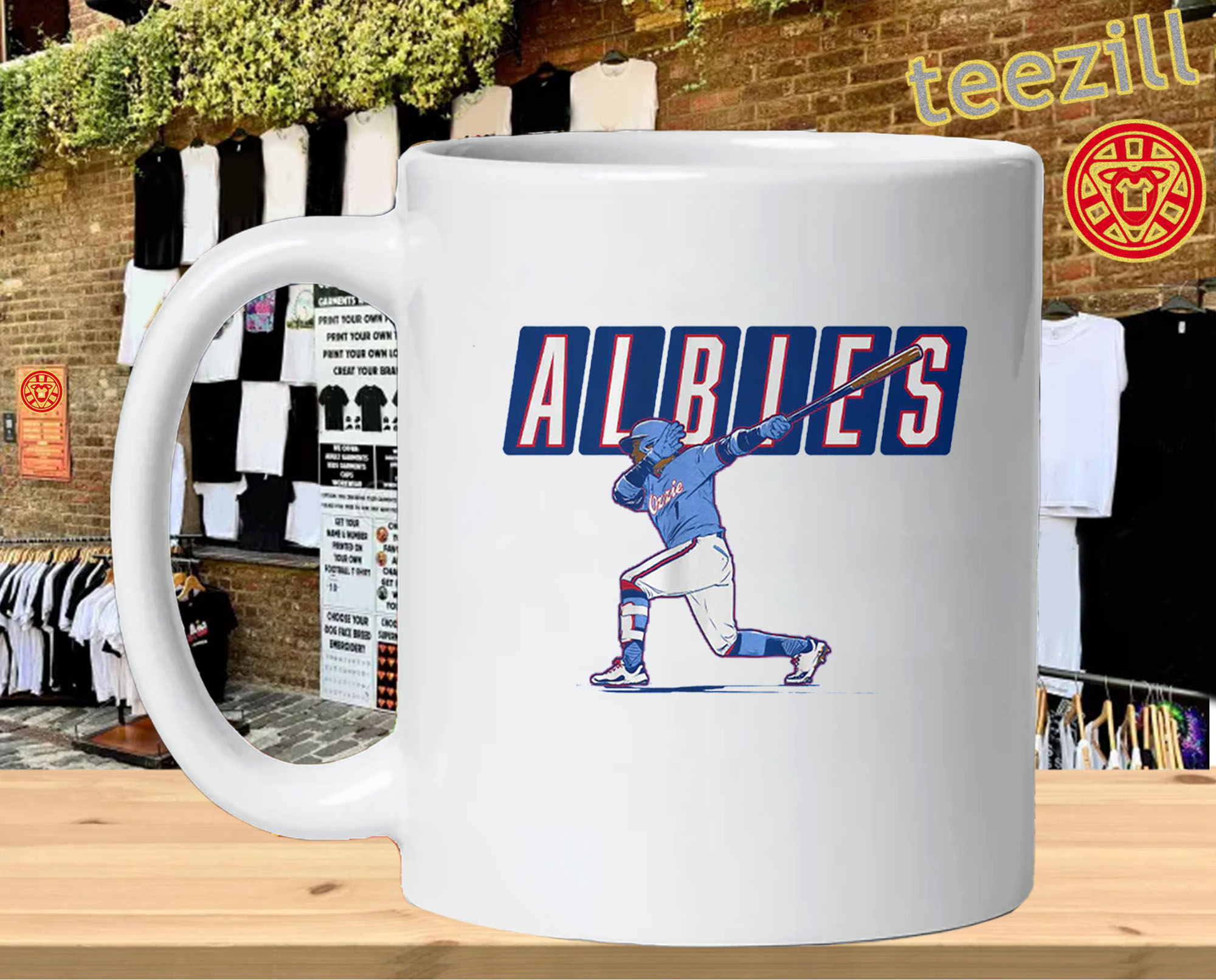 Albies Baseball – ATL Slugger Swing Graphic mug-design