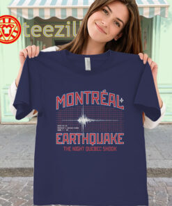 Alex Newhook Shirt – Montreal Earthquake Game 7 classic