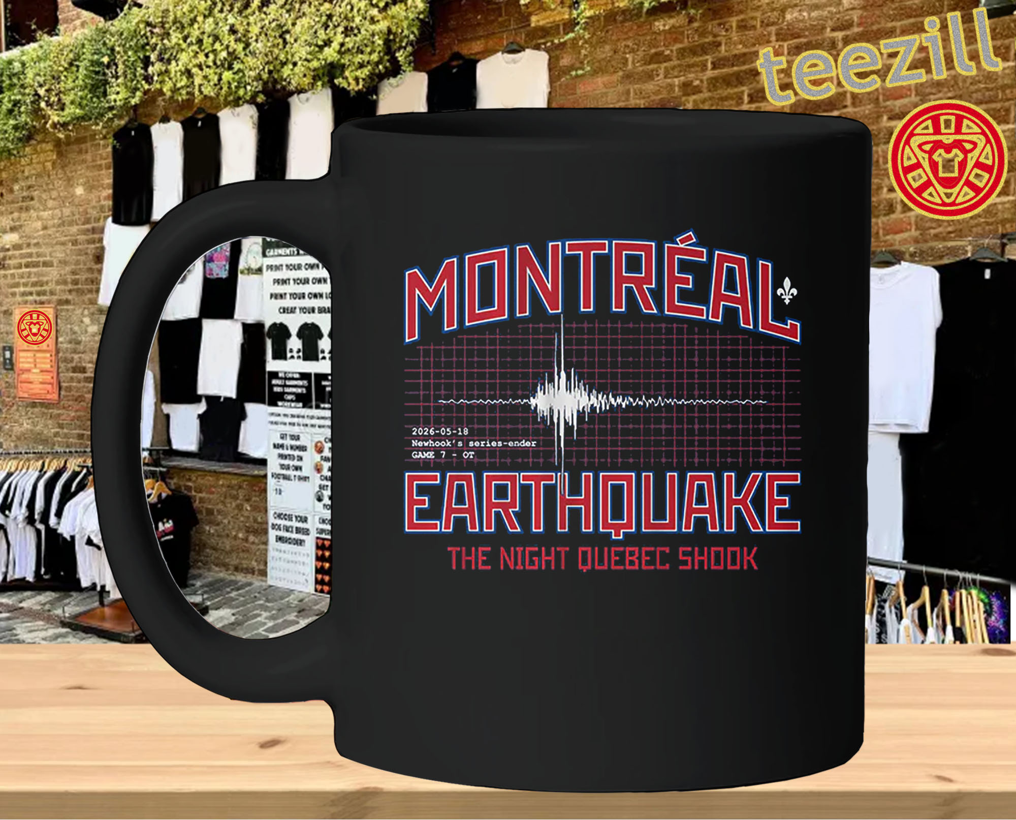 Alex Newhook – Montreal Earthquake Game 7 mug-design