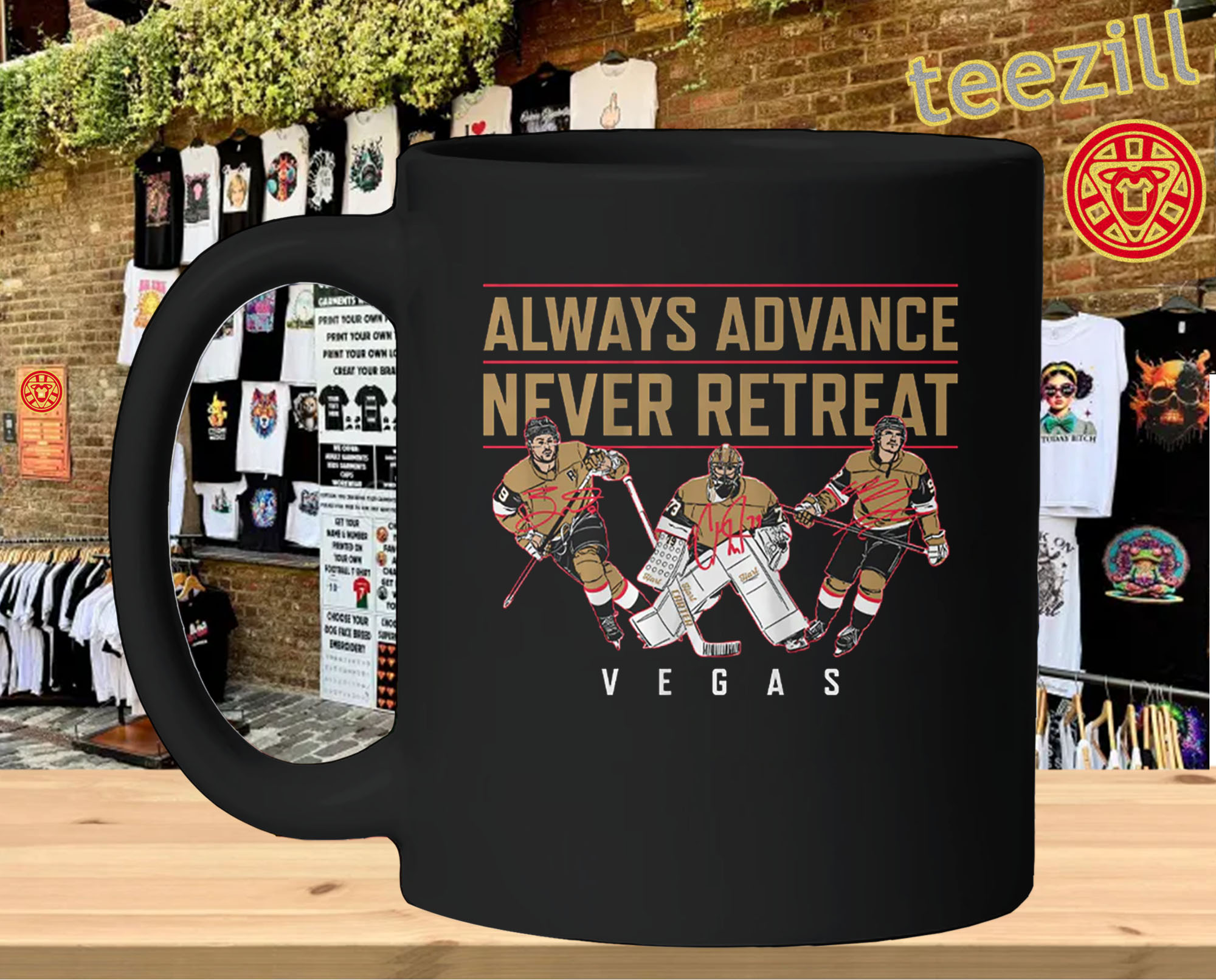Always Advance Never Retreat – Vegas Hockey Fan mug