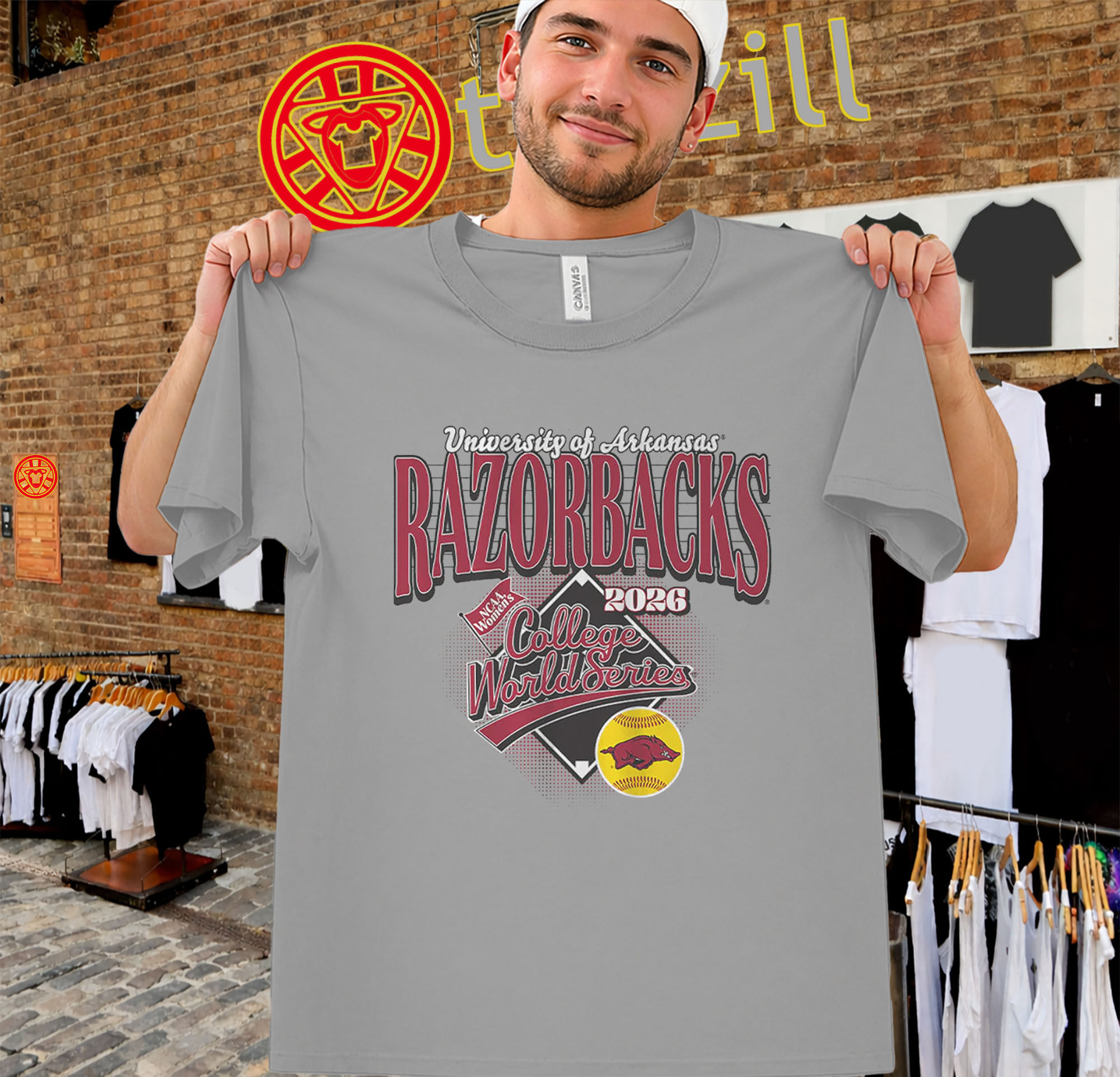 Arkansas Razorbacks WCWS 2026 Shirt – College World Series-unisex