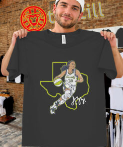 Azzi Fudd Dallas State Star Shirt – Big D Basketball Tee-unisex