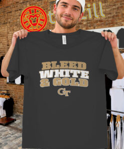 Bleed White Gold Georgia Tech Shirt – Yellow Jackets Fan