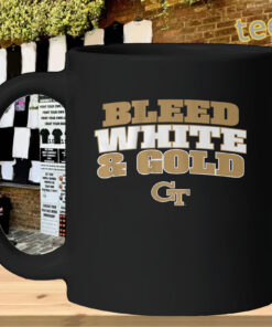 Bleed White Gold Georgia Tech – Yellow Jackets Fan-mug-design