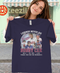 Bobby Cox Legends Never Die 1941 2026 Memories Tee women-classic
