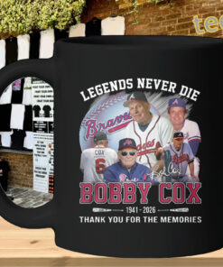 Bobby Cox Legends Never Die Shirt – 1941 2026 Memories Tee
