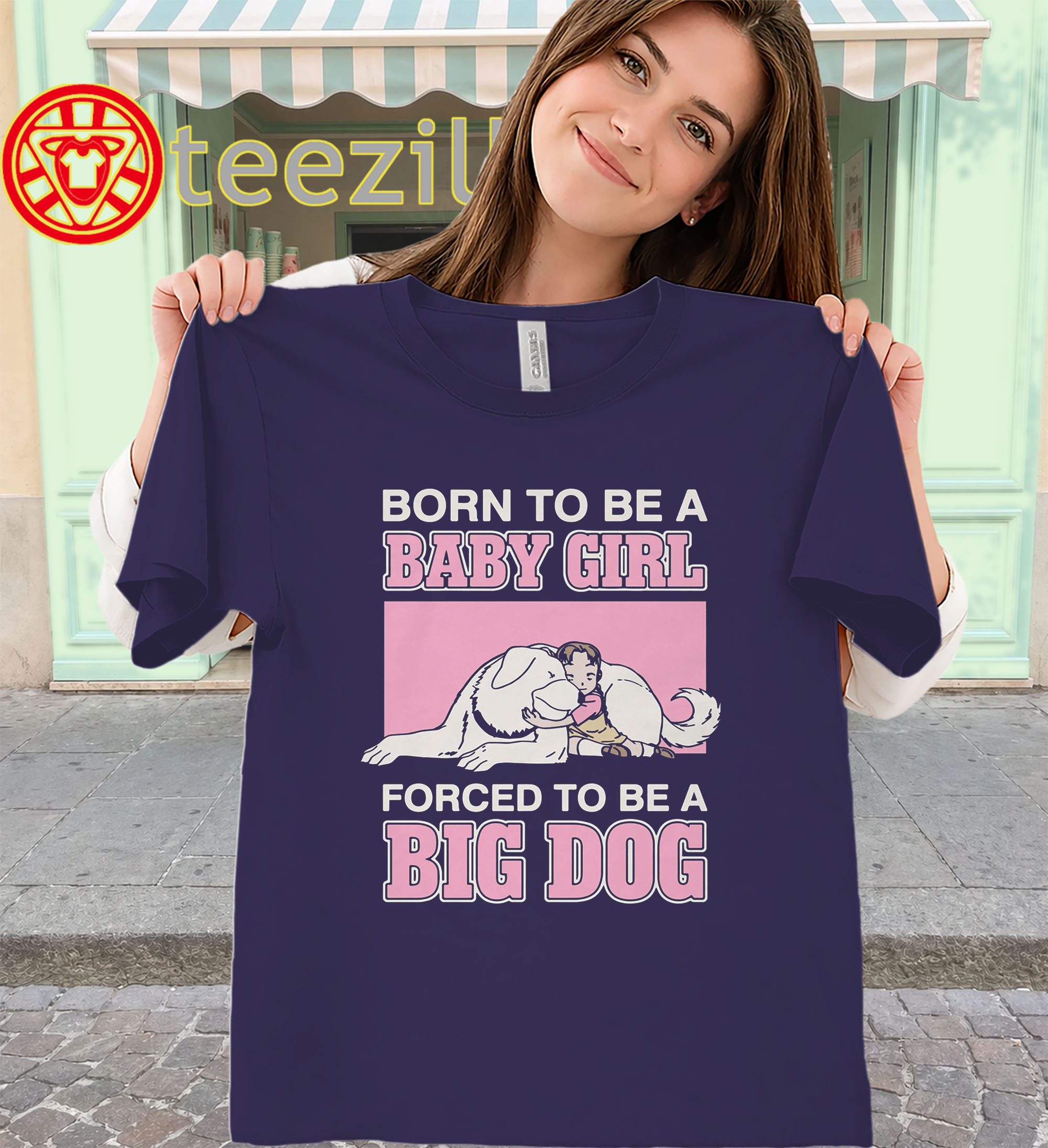 Born To Be A Baby Girl Shirt – Funny Meme Tee classic