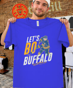 Bowen Byram Buffalo Hockey Tee - Let's Bo Buffalo