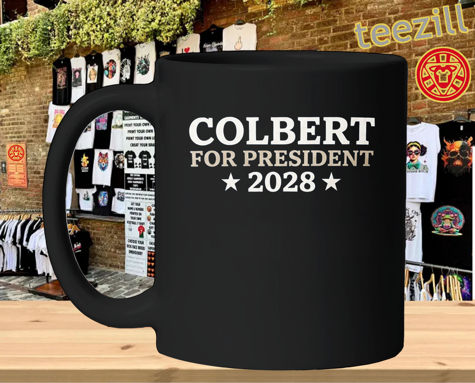 Colbert For President Tee – Political 2028-mug