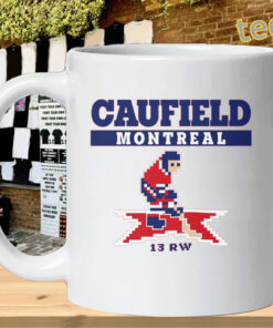 Cole Caufield Retro Hockey Montreal Pixel Design-mug-design