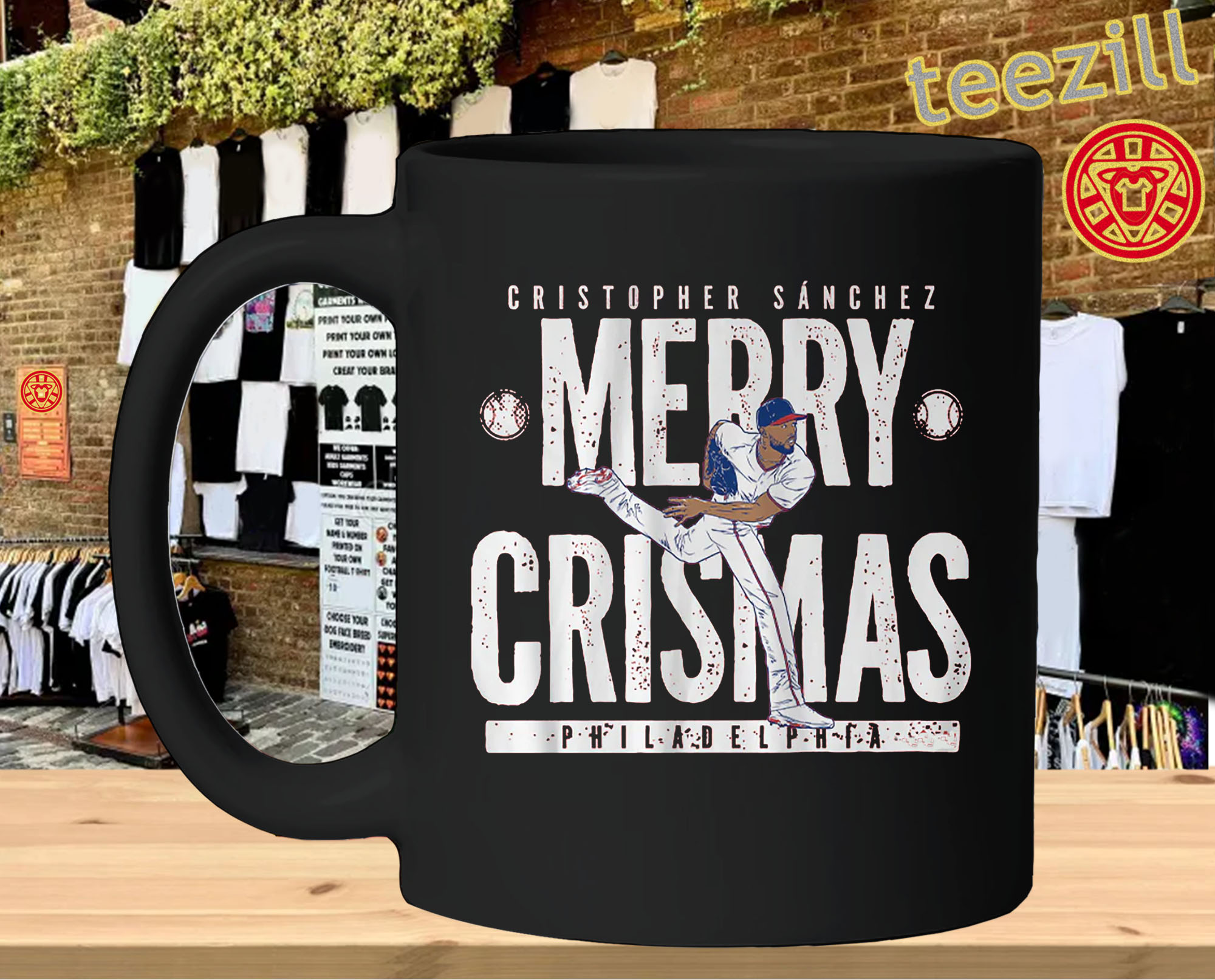 Cristopher Sanchez Philly Baseball Fan Gear-mug-design