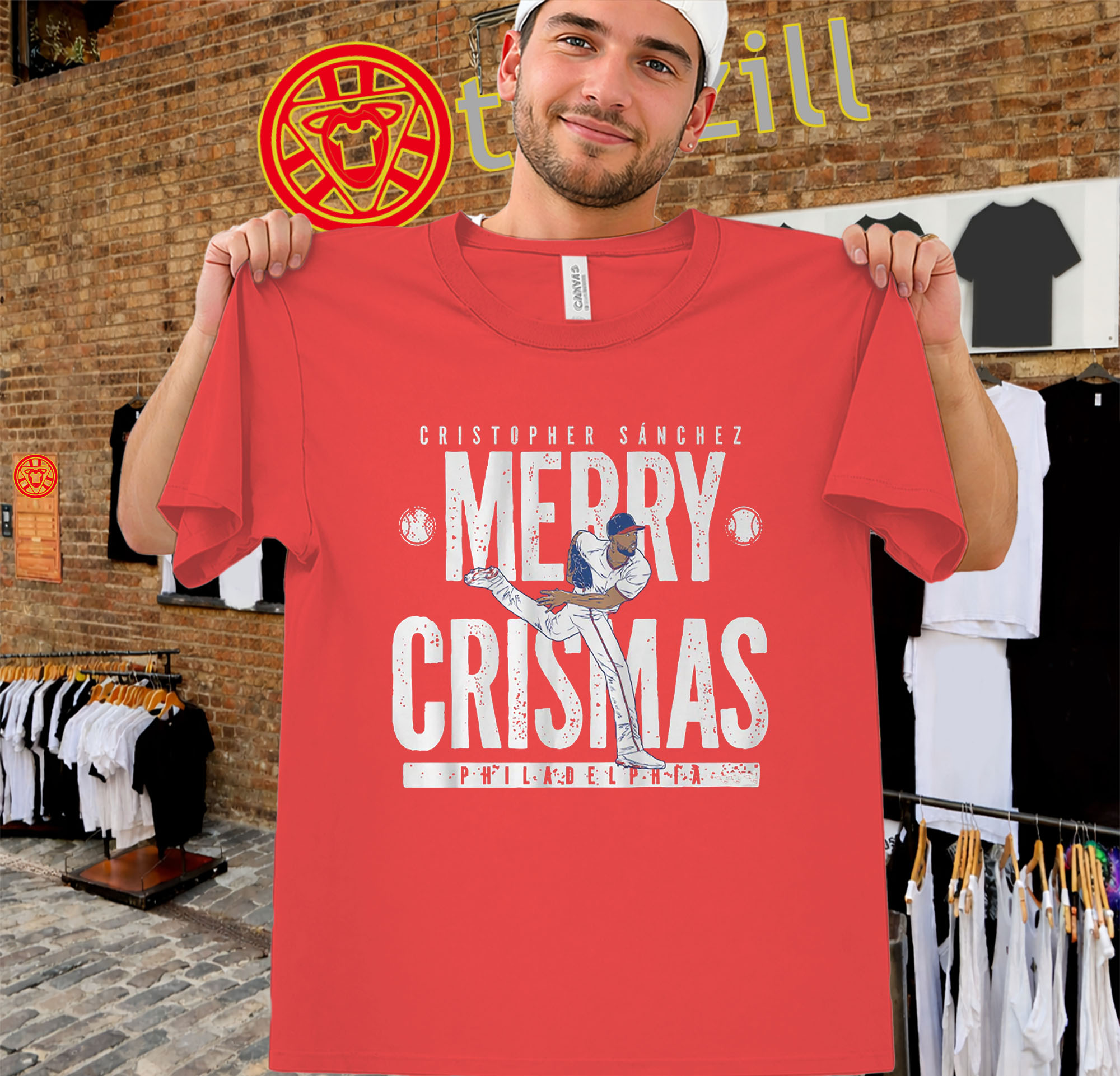 Cristopher Sanchez Shirt – Merry Crismas Philly Baseball Fan Gear