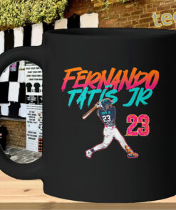 Fernando Tatis Jr 23 Slugger Swing City Edition-mug-design