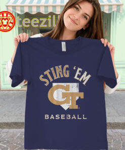 GT Baseball Shirt – Sting ’Em Georgia Tech Baseball-classic