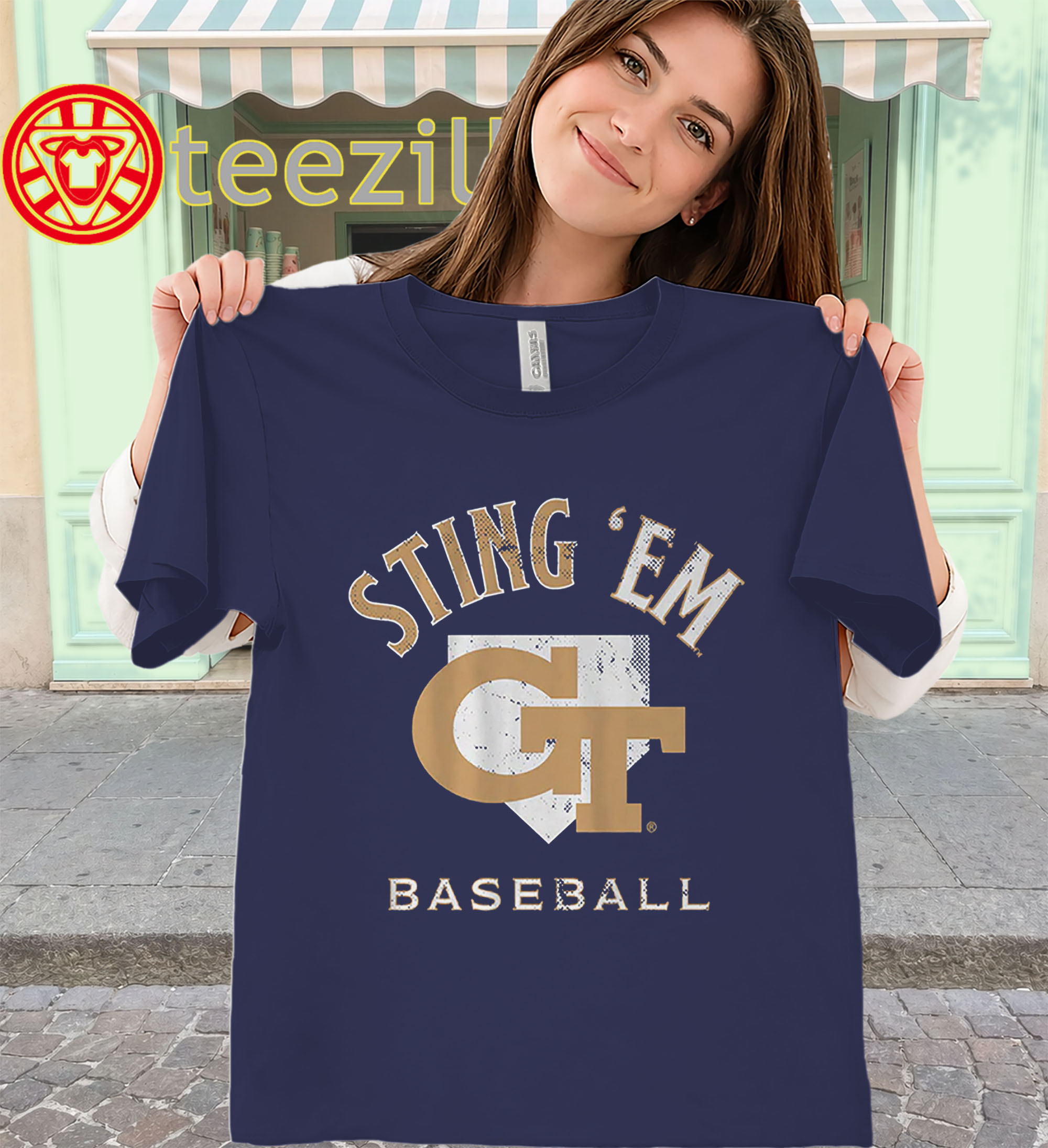GT Baseball Shirt – Sting ’Em Georgia Tech Baseball-classic