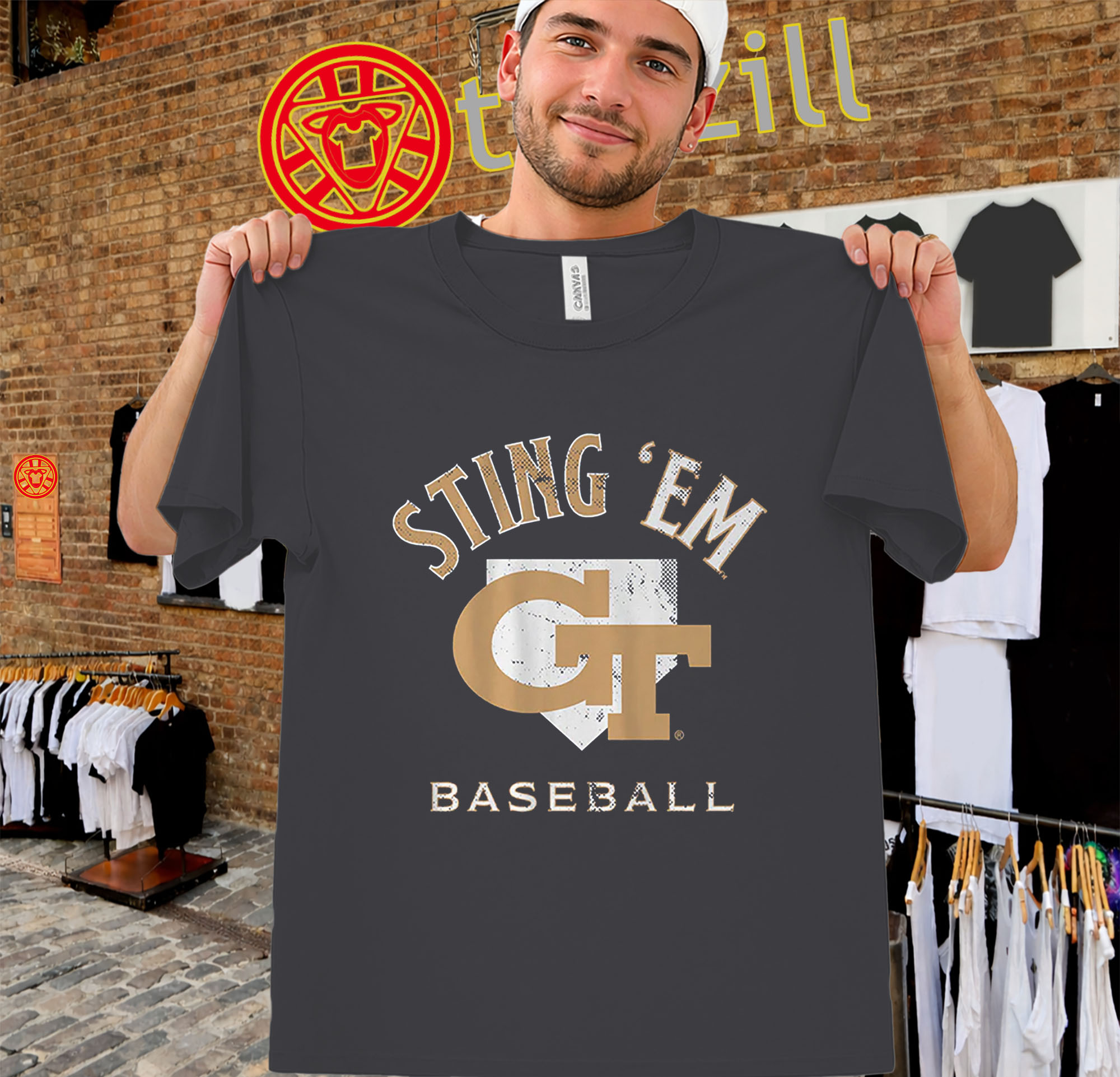 GT Baseball Shirt – Sting ’Em Georgia Tech Baseball