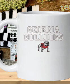 Georgia Bulldogs Red Black Football Fan Gear mug-design