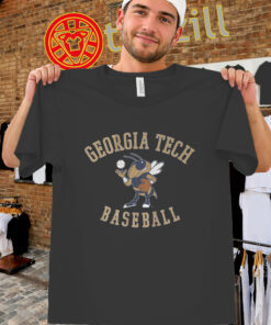 Georgia Tech Baseball Buzz Logo Shirt – Yellow Jackets Tee
