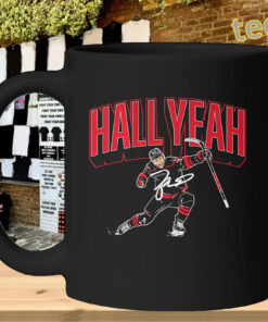 Hall Yeah Taylor Hall Carolina Hockey Tee - Hockey Fan Gear-mug-design